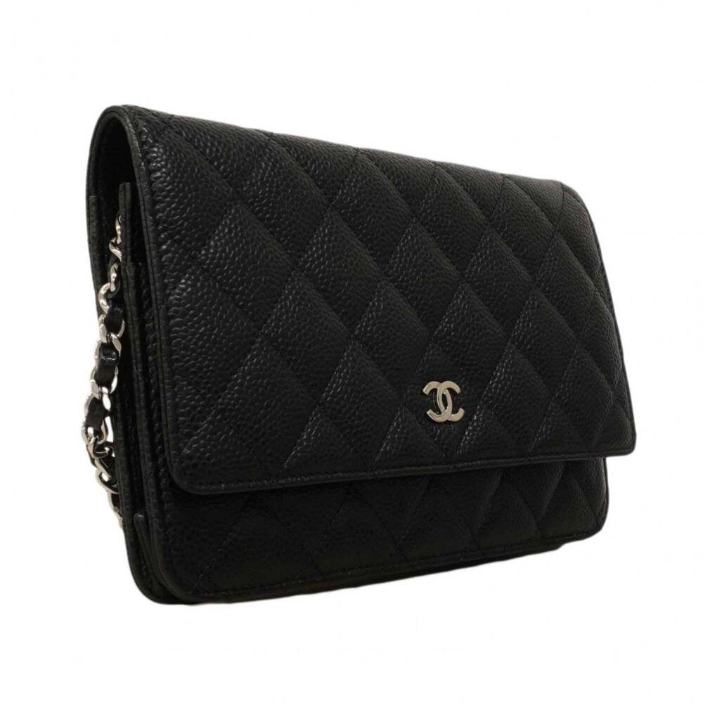 CHANEL Black Caviar Leather Wallet - Picture 2 of 7